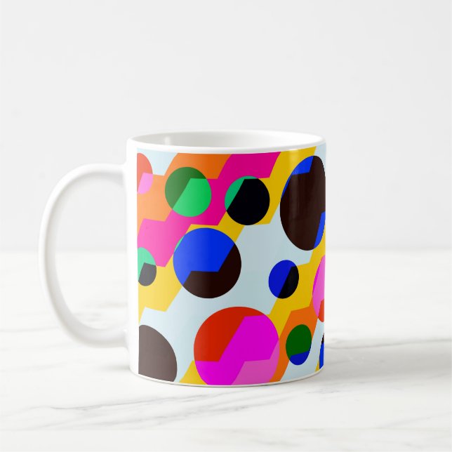 Mug belle graffiti grunge texture abstraite backgro (Gauche)