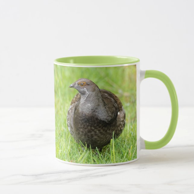Mug Belle grenouille à soie dans l'herbe (Droite)