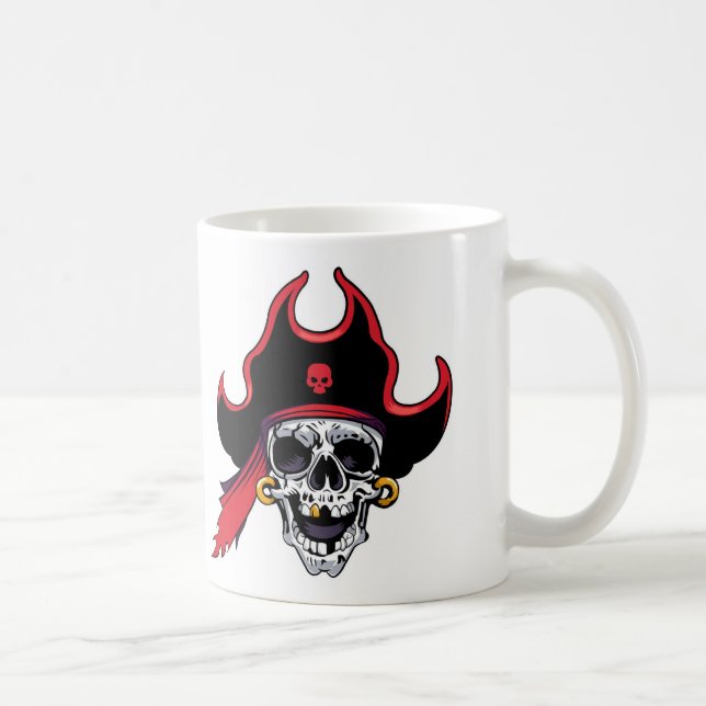 Mug Belle Halloween Pirate Coffee Cup (Droite)