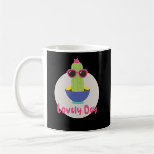 Mug Belle journée Kawaii drôles de cactus portant des 