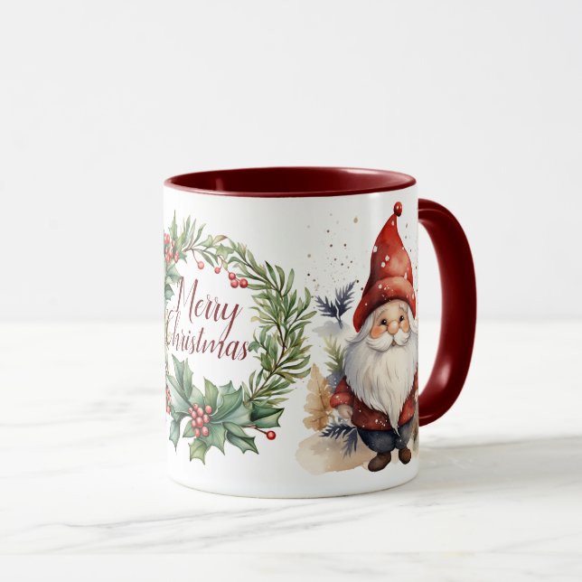 Mug Belle Joyeuse Gnome de Noël (Devant droit)