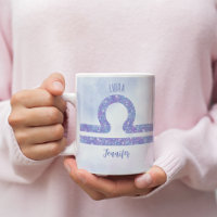 Belle Libra Astrologie Signe Personnalisé Violet