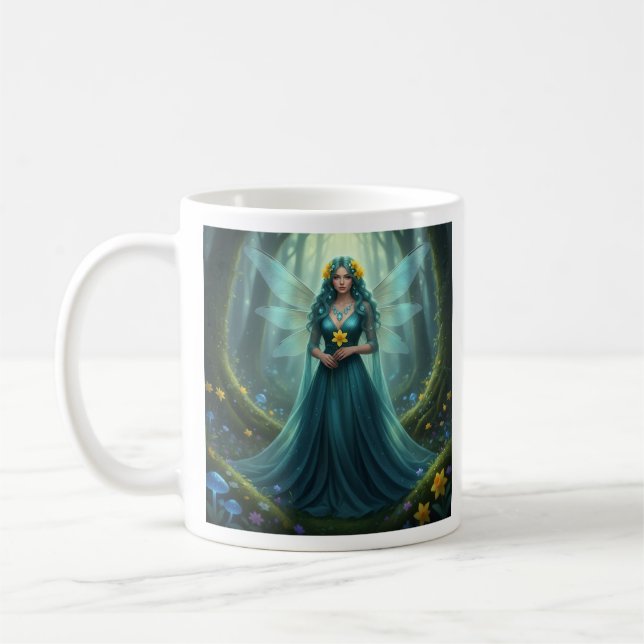 Mug Belle Mars Aquamarine Fée (Gauche)