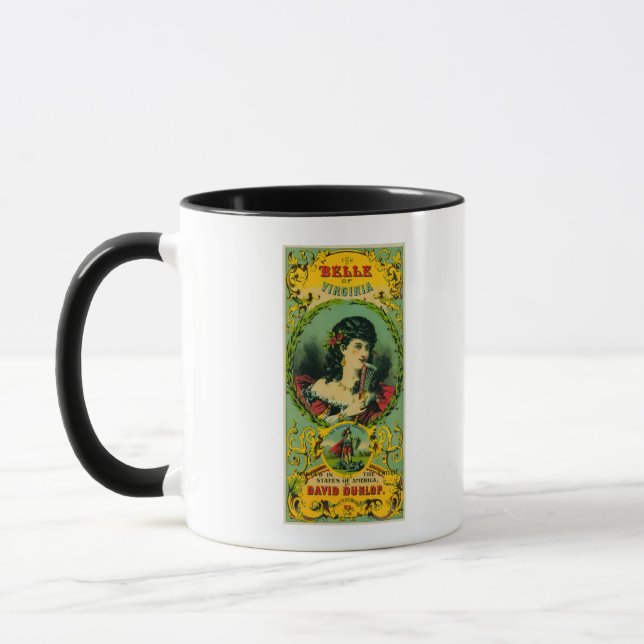 Mug Belle of Virginia Tobacco LabelPetersburg, VA (Gauche)