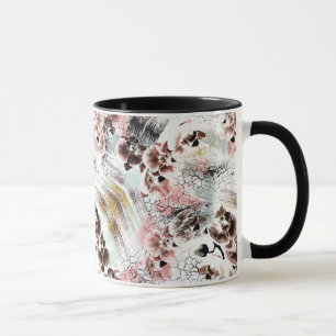 Mug Belle orchidée stylisée