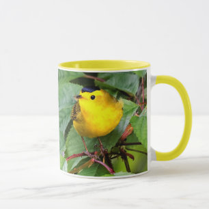 Mug Belle Paruline Wilson dans le cerisier