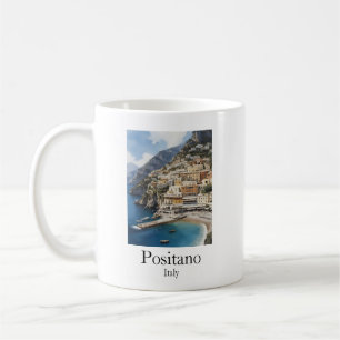 Mug Belle peinture de paysage de Positano Italie