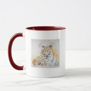 Mug Belle peinture sur tigre du Bengale