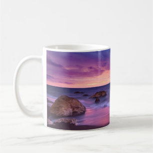 Mug Belle photo côtière du coucher de soleil