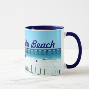Mug Belle plage de Panamá City, la Floride