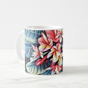 Mug Belle plumeria hawaïenne