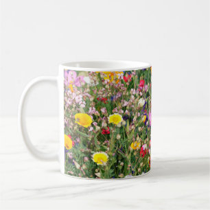 Mug belle prairie colorée de fleurs sauvages