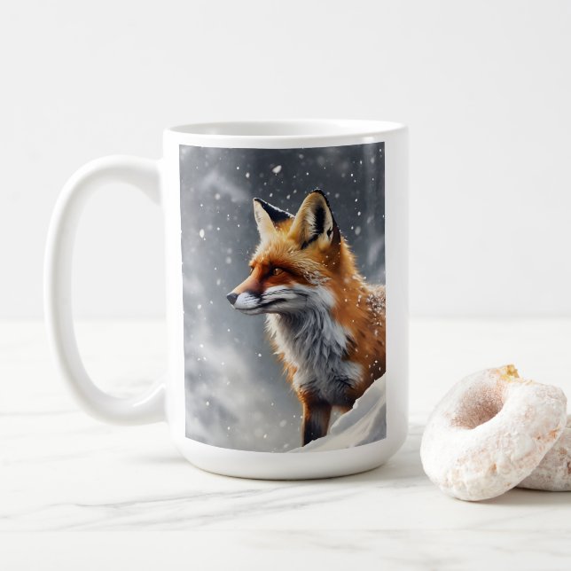 Mug Belle Renard en Neige (Avec donut)