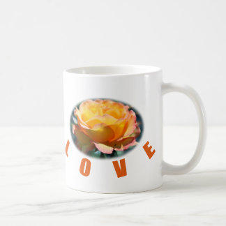 Mug belle rose jaune fleur photo art