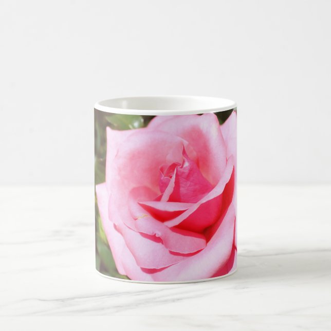 Mug belle rose rose fleur aux coeurs doux (Centre)