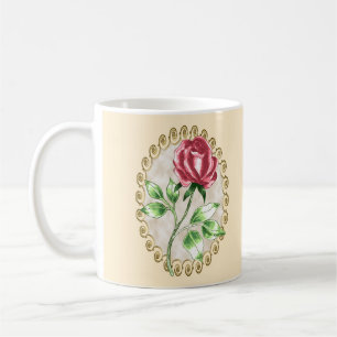 Mug Belle Rose rouge