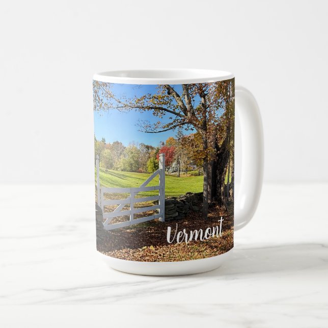 Mug Belle scène dans le Vermont (Devant droit)