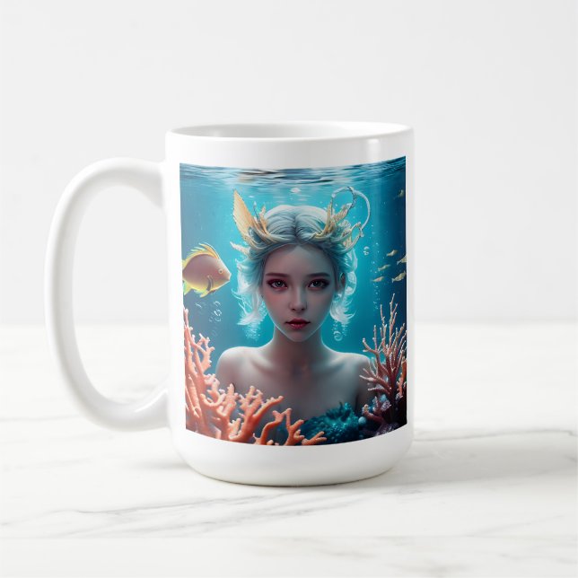 Mug Belle sirène sous l'eau (Gauche)