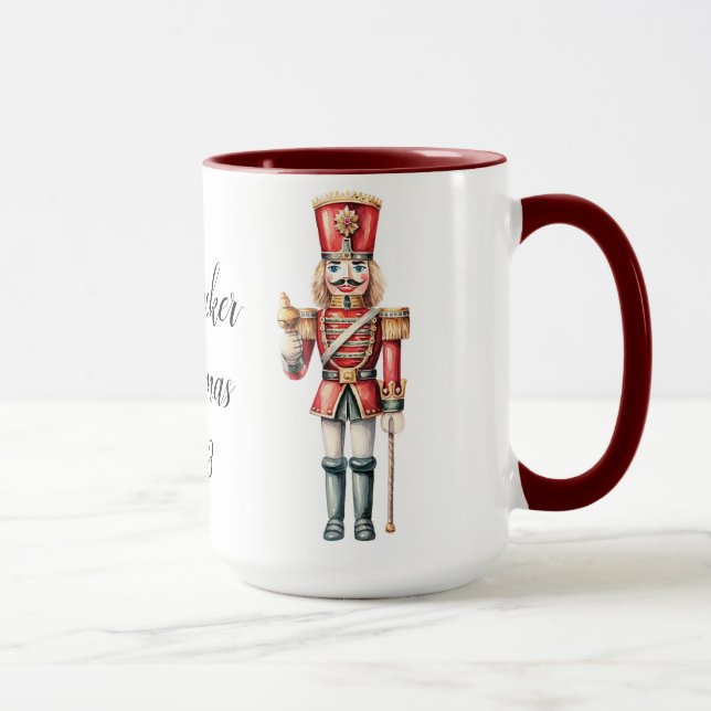Mug Belle Sublimation de Nutcracker personnalisée (Droite)