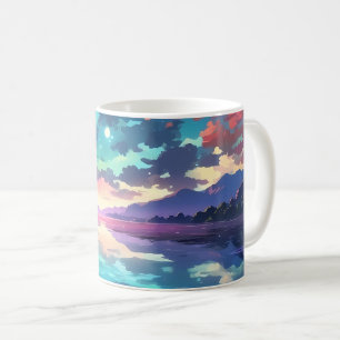 Mug Belle Sunset Lake Tranquillité