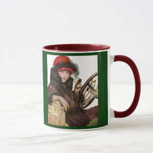 Mug Belle, une femme vintage qui fait ses courses de N