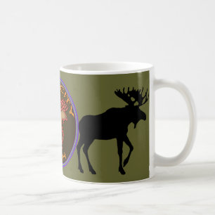 Mug Belle vitesse de médaillon d'orignaux de Park Cit