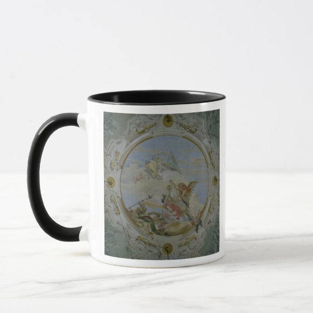 Mug Bellerophon montant Pegasus, c.1746-47 (fresque) (Gauche)