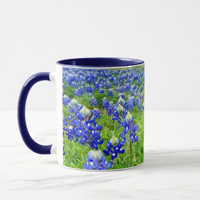 Mug Belles Bluebonnets Photographie Texas (Gauche)