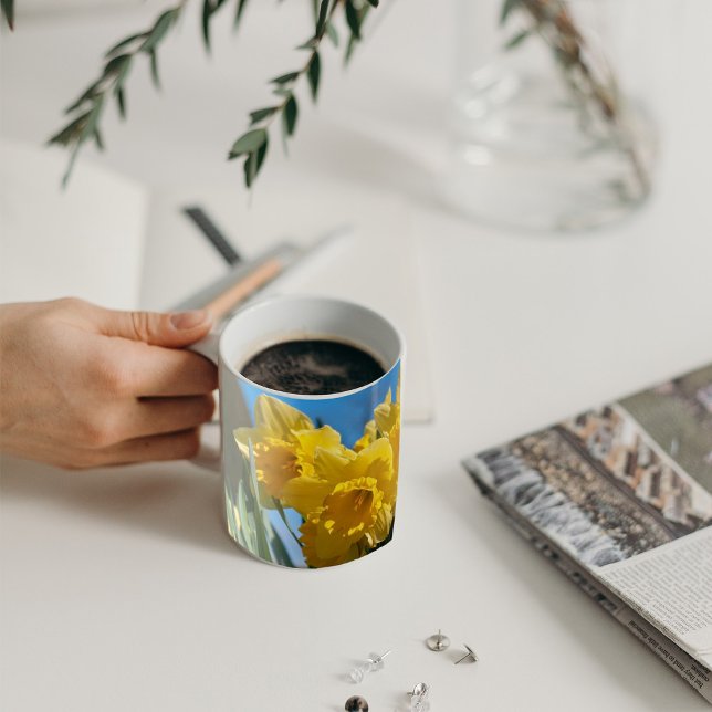 Mug Belles Daffodiles Jaunes (Créateur téléchargé)