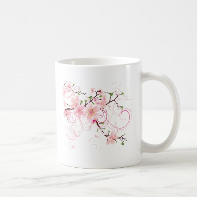 Mug Belles fleurs de cerisiers (Droite)