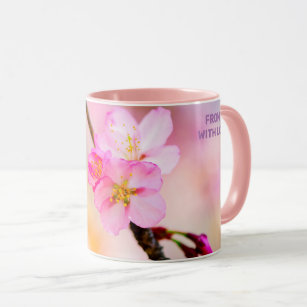 Mug tisanière Cherry Blossom fleurs de cerisiers contenance 300ml