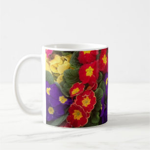 Mug Belles fleurs de Polyanthus brillantes