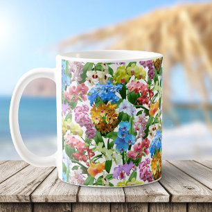 Mug Belles Orchidées Tropical Floral