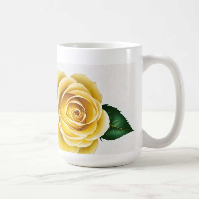 Mug Belles Roses Jaunes (Droite)
