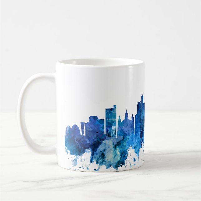 Mug Belo Horizonte Brésil Skyline Blue (Gauche)