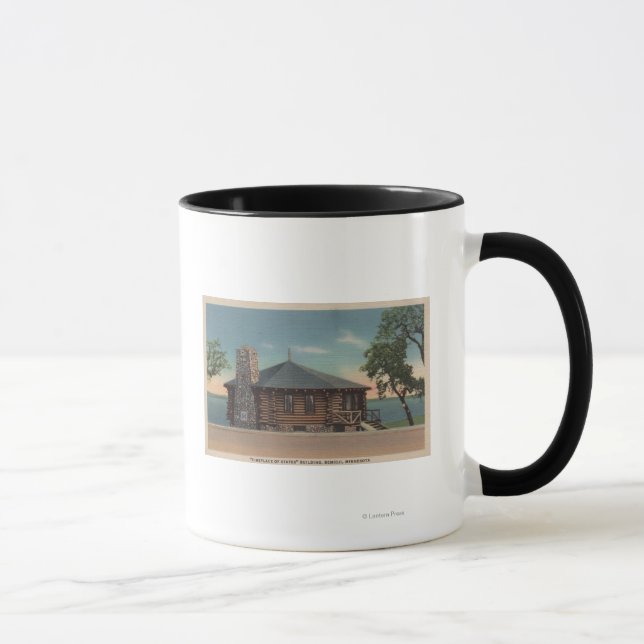 Mug Bemidji, MN - Vue de la cheminée des États Bldg (Droite)
