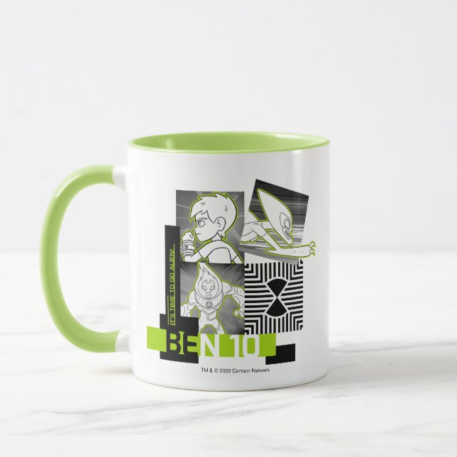 Mug Ben 10 - Il est temps de devenir Alien (Gauche)