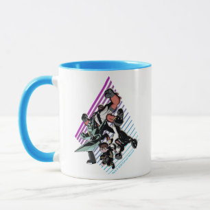 Mug Ben 10 Retro Alien Group Graphic