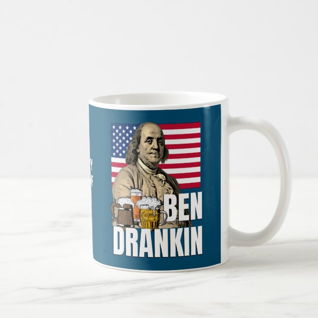 Mug BEN DRANKIN 4 juillet Benjamin Franklin (Droite)