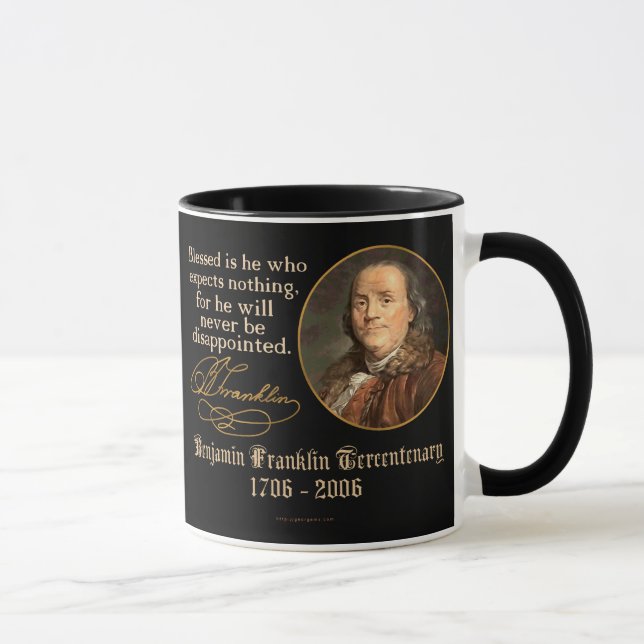 Mug Ben Franklin - attentes (Droite)