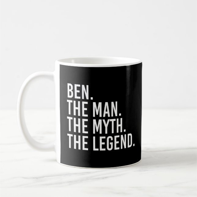 Mug Ben L'Homme Le Mythe La Légende Drôle Idée (Gauche)