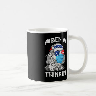 Mug Ben Thinkin 4 juillet Fun Benjamin Franklin Part