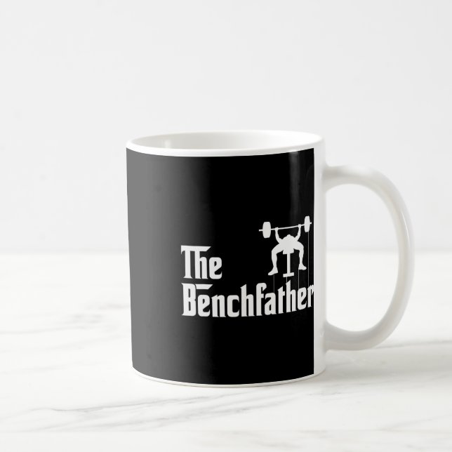 Mug Benchfather Bodybuilding Gym Bro Funny Bench P (Droite)