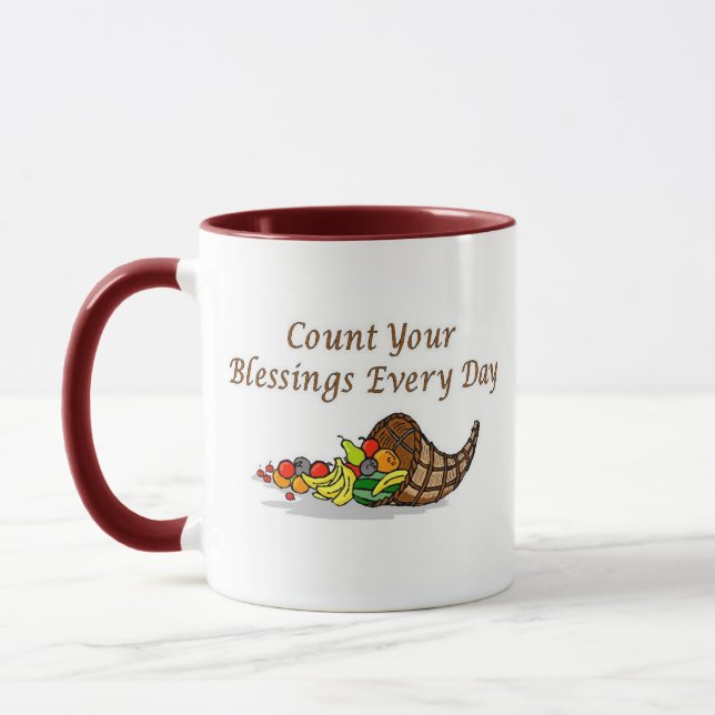 Mug Bénédiction de Thanksgiving (Gauche)