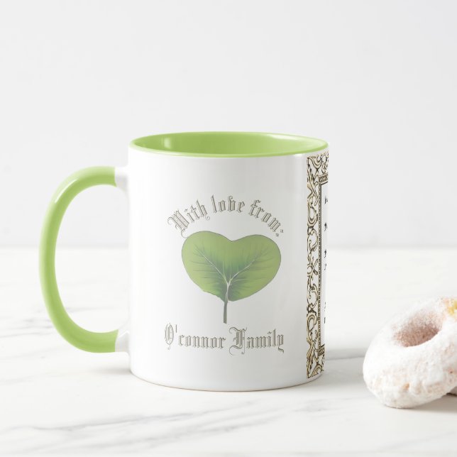 Mug Bénédiction irlandaise Que le chemin se lève pour  (Avec donut)