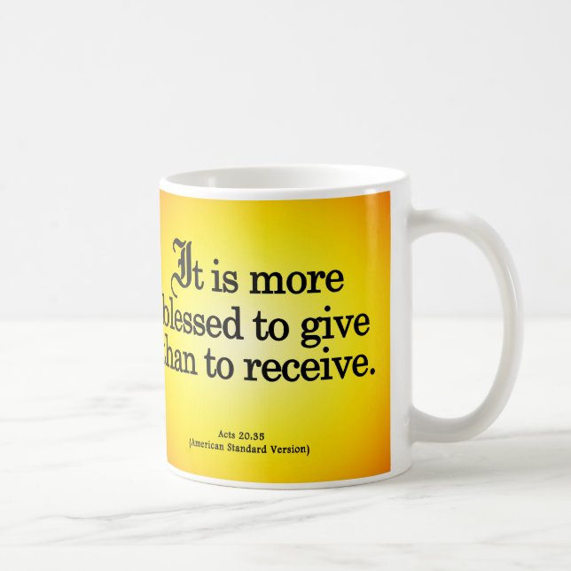 Mug Bénédiction pour donner à Lois 20-35 (Droite)