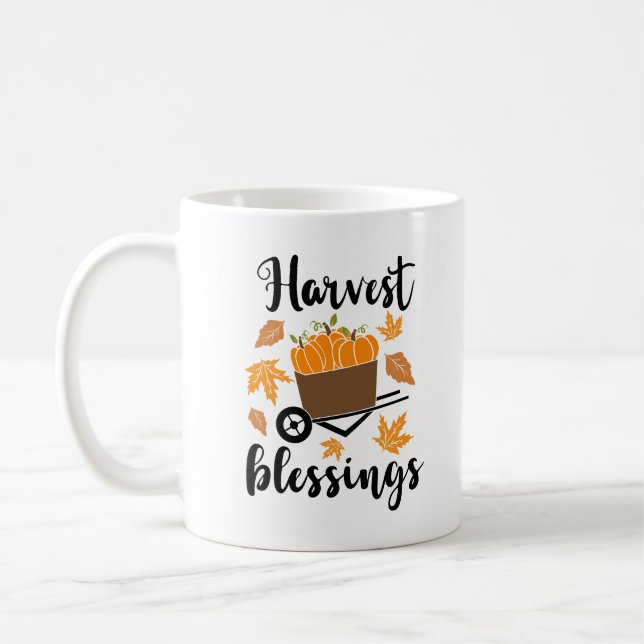 Mug Bénédictions de récolte Personnalisé (Gauche)