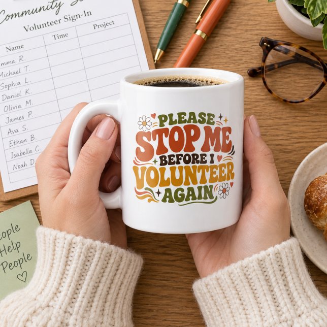 Mug Bénévole drôle (The perfect gift for your favorite volunteers who are outstanding at helping others. )