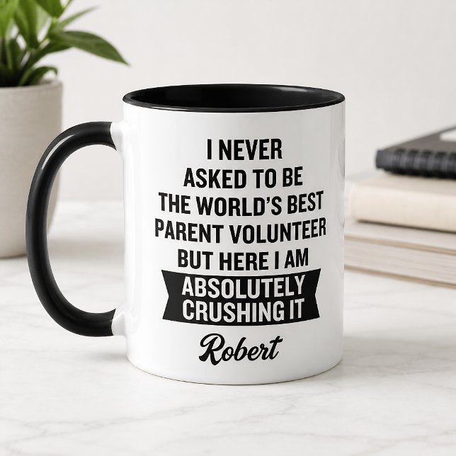 Mug Bénévole Parentale Personnalisée (Créateur téléchargé)