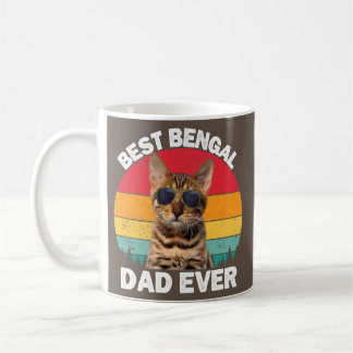 Mug Bengale Papa Vintage Bengale Amoureux des chats Pr